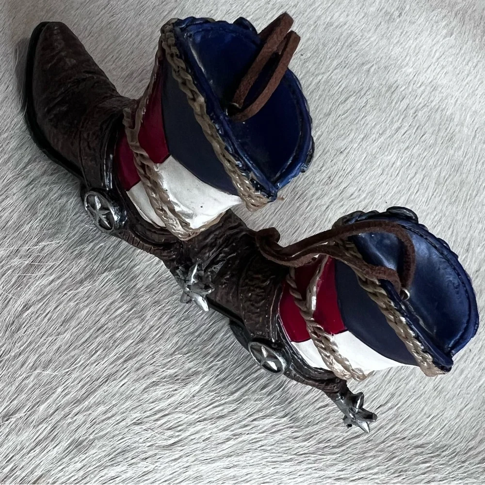 Cowboy Christmas Ornaments with Star Accents